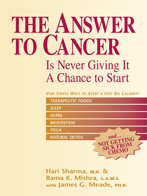 cover image of The Answer to Cancer